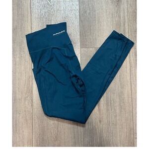 Alphalete Alphalux womens blue teal essential leggings